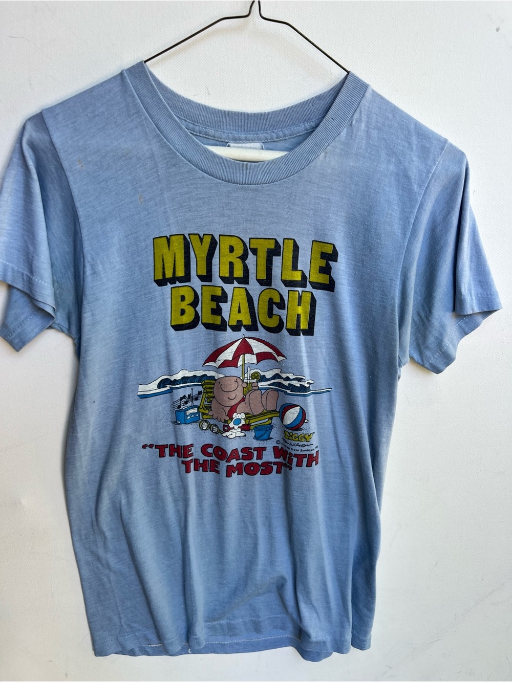Vintage 80s ziggy cartoon MYRTLE BEACH T-shirt tee small